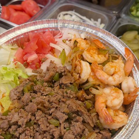 Shrimp Over Rice