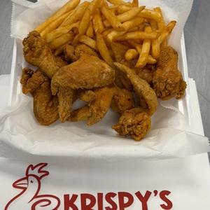 Wings Dinner from Krispy's Fish & Chicken, Milwaukee